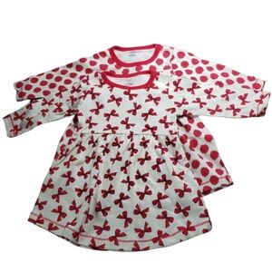 Touched by Nature baby 2-piece dress set - 9-12 mo. NEW